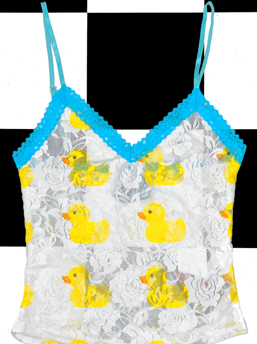 o'mighty RUBBER DUCK LACE CAMI
