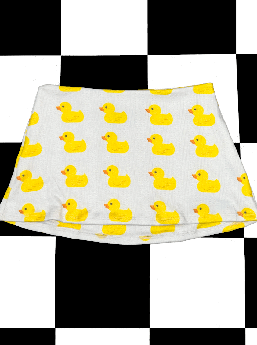 o'mighty RUBBER DUCK POINTELLE MICRO SKIRT