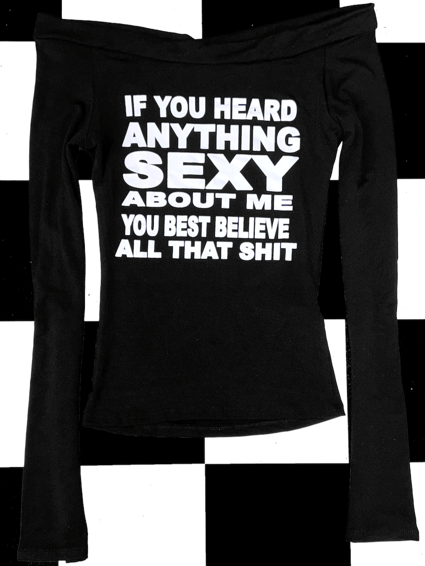 o'mighty SEXY OFF SHOULDER IN BLACK