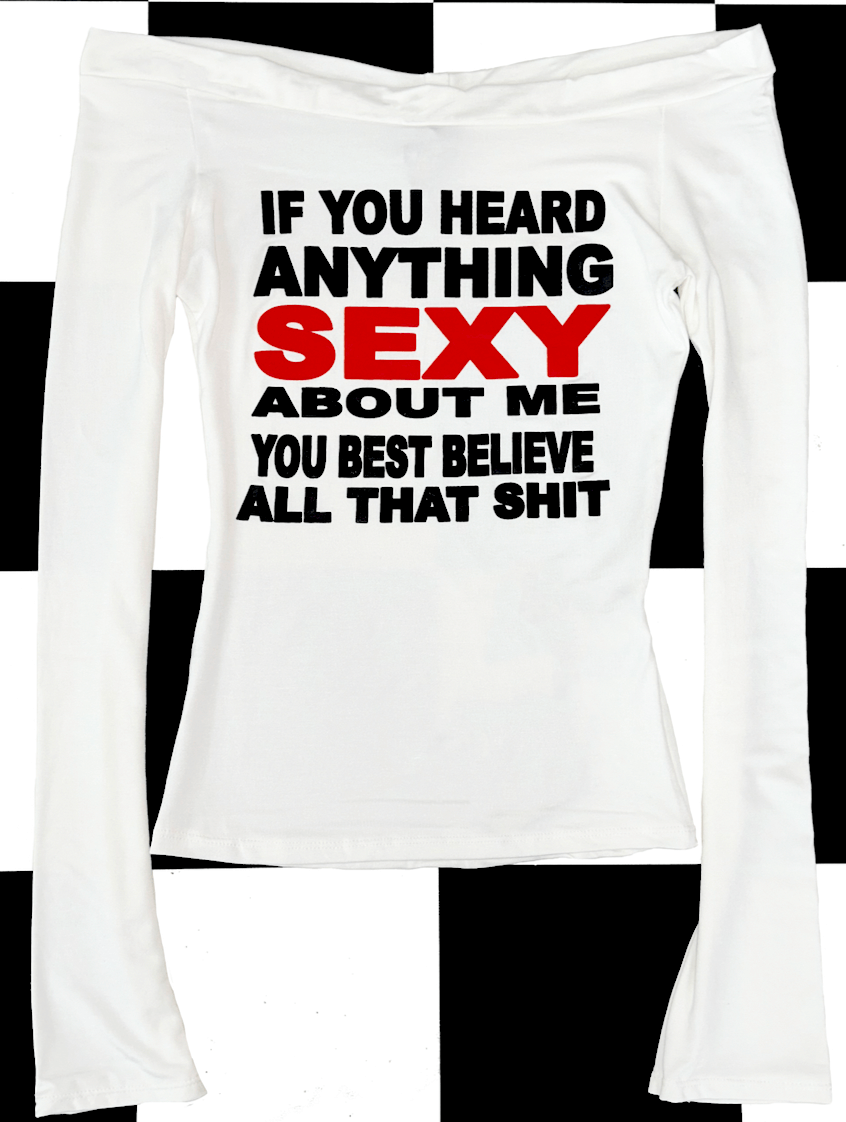 o'mighty SEXY OFF SHOULDER IN WHITE