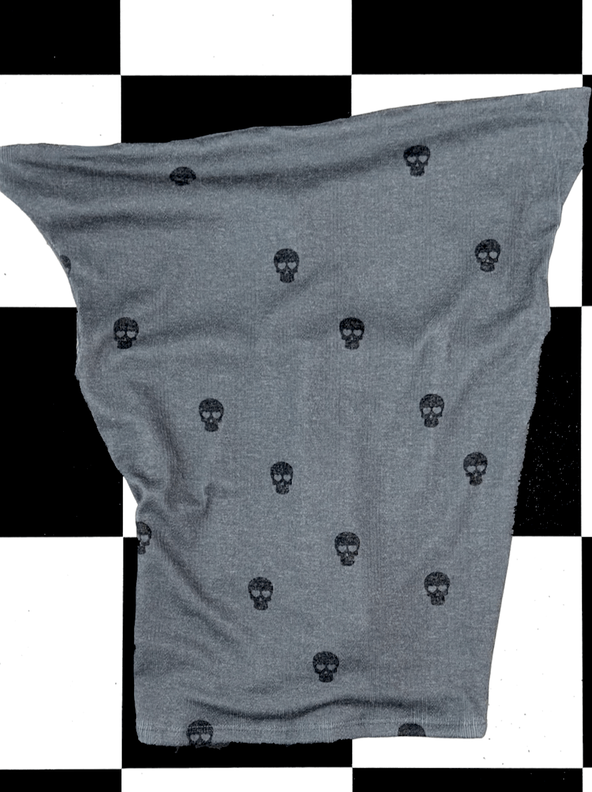 o'mighty SKULLY POINTELLE TOP