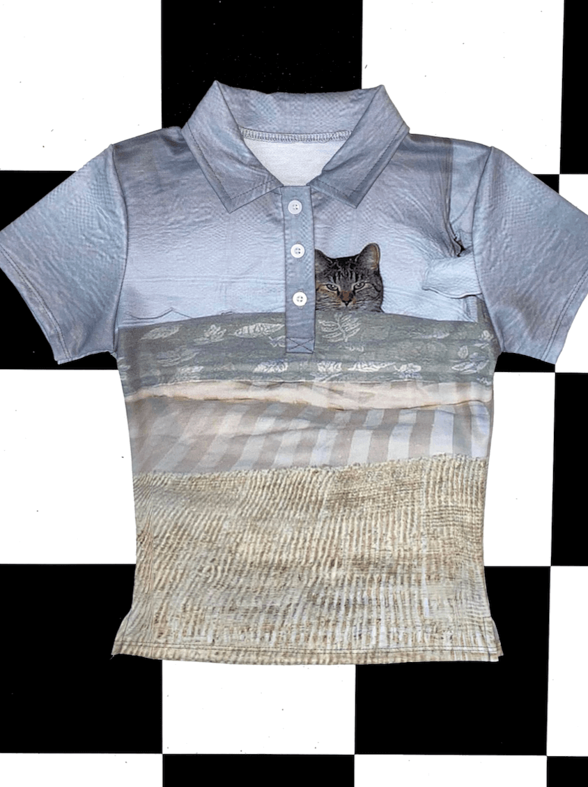 o'mighty SLEEPY KITTY POLO