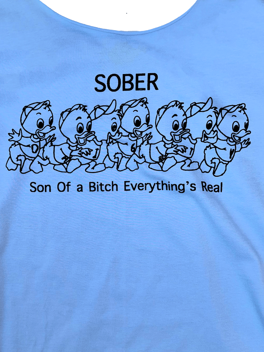 o'mighty SOBER OVERSIZED TEE IN BLUE