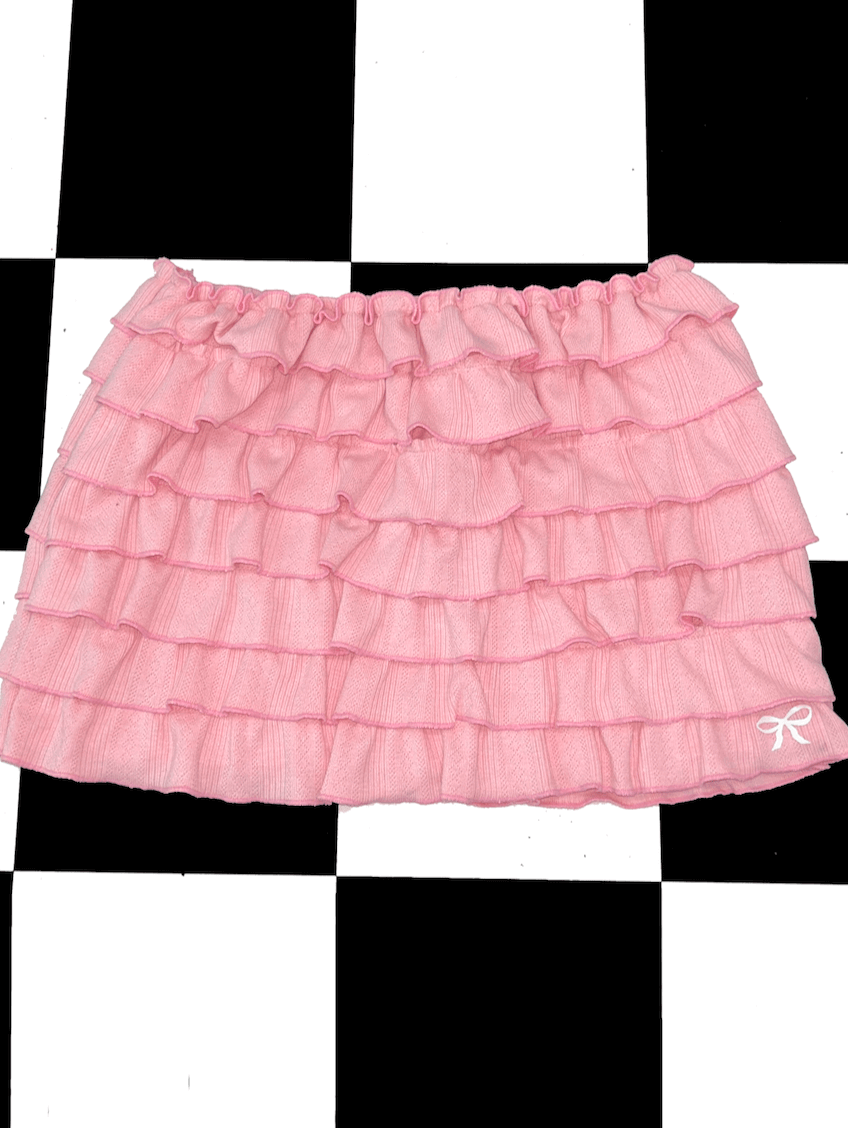 o'mighty SOFT BUNNY SKIRT IN PINK