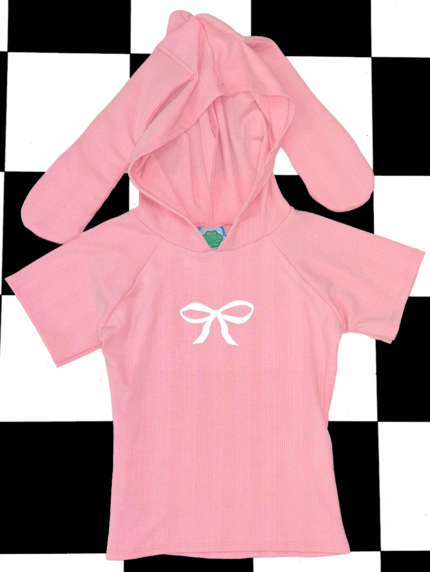 o'mighty SOFT BUNNY TOP IN PINK