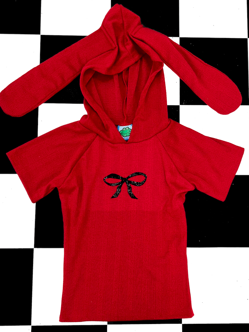 o'mighty SOFT BUNNY TOP IN RED