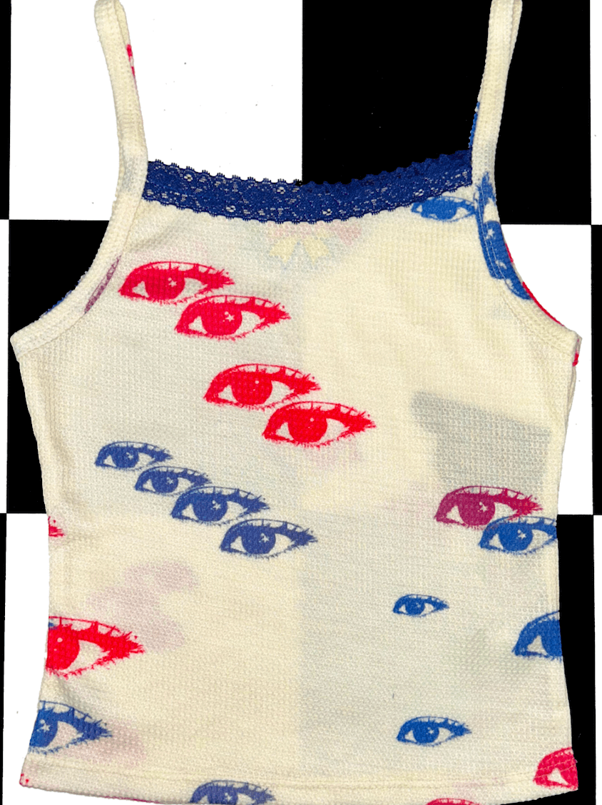 o'mighty STARRY EYE WAFFLE TANK