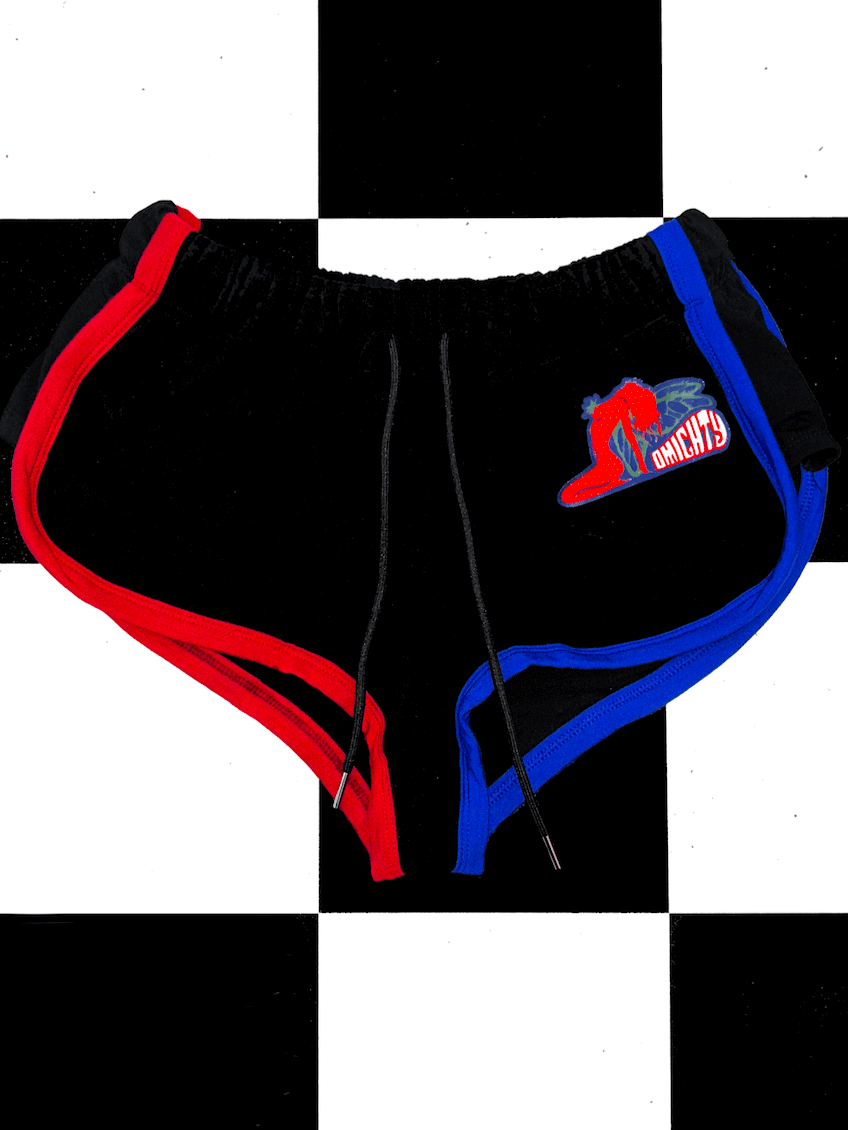 o'mighty STRAWBERRY GIRL SHORT IN BLACK