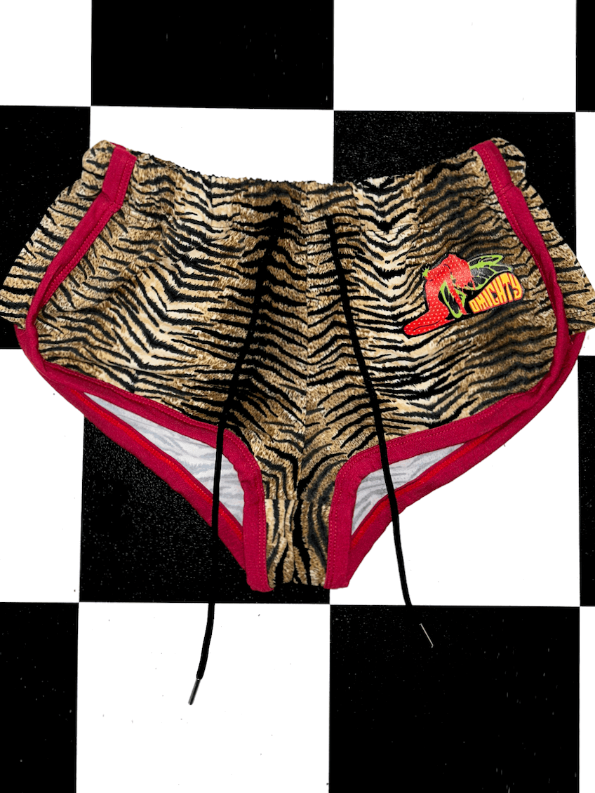 o'mighty STRAWBERRY GIRL SHORT IN TIGER