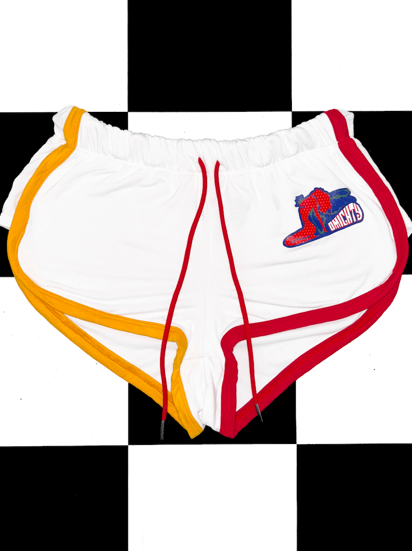 o'mighty STRAWBERRY GIRL SHORT IN WHITE