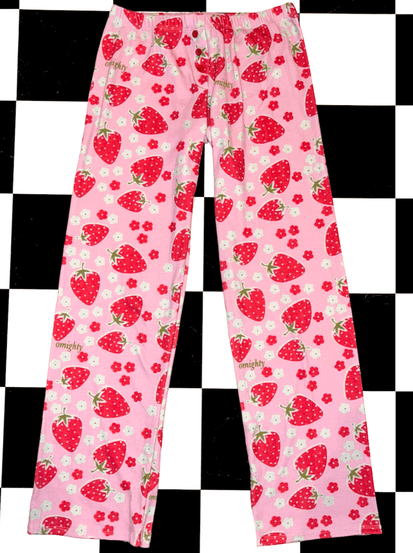 o'mighty STRAWBERRY POINTELLE PANT