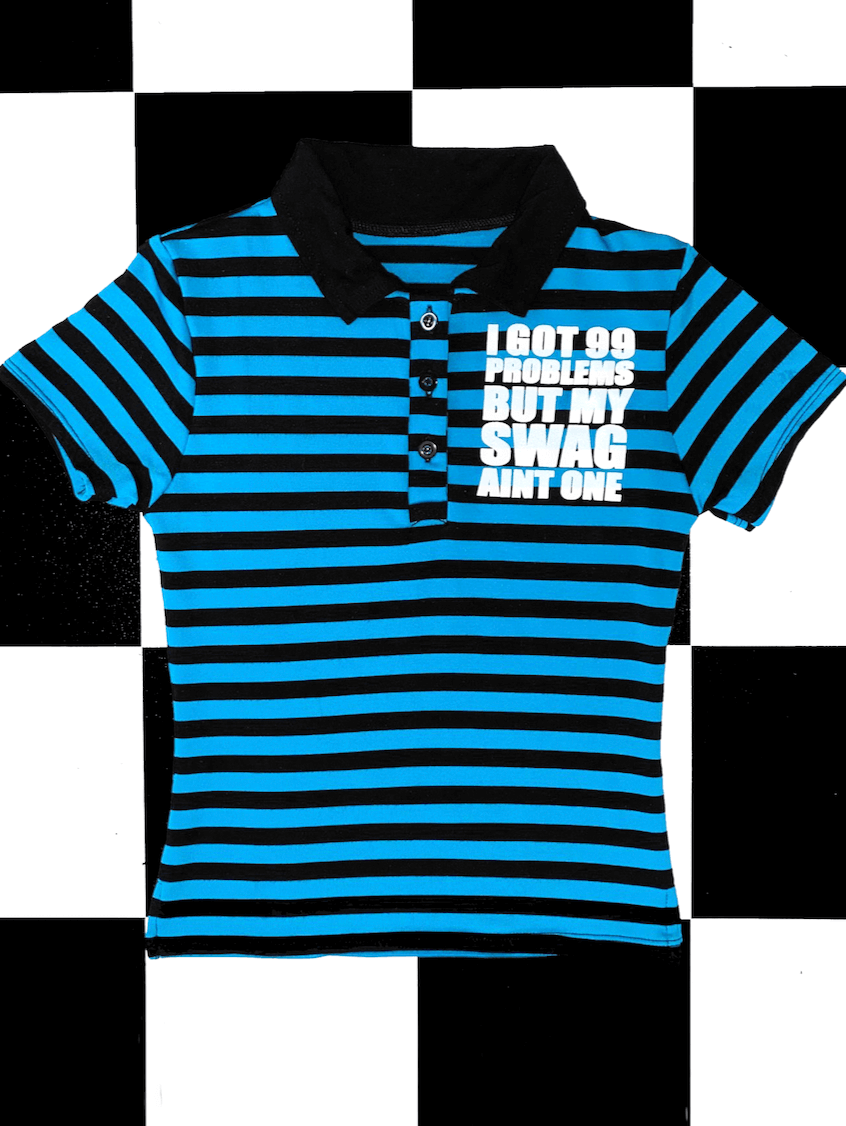 o'mighty SWAG POLO IN BLUE