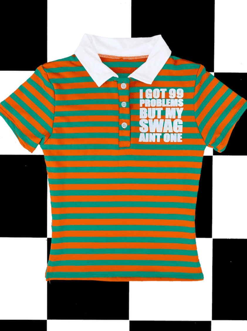 o'mighty SWAG POLO IN ORANGE