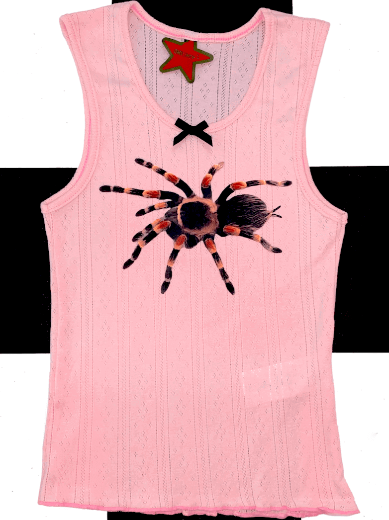 o'mighty TARANTULA POINTELLE CAMI IN PINK