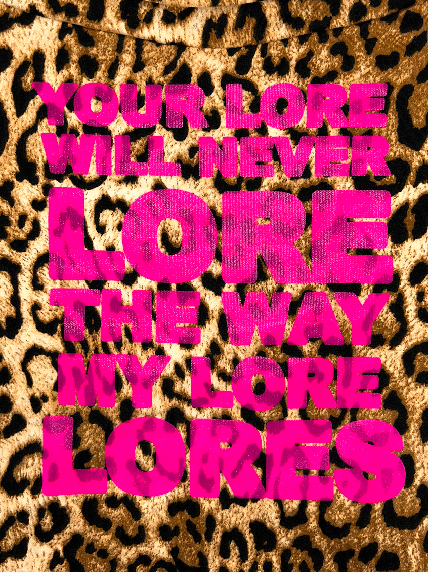 o'mighty THE LORE LEOPARD BOATNECK TOP