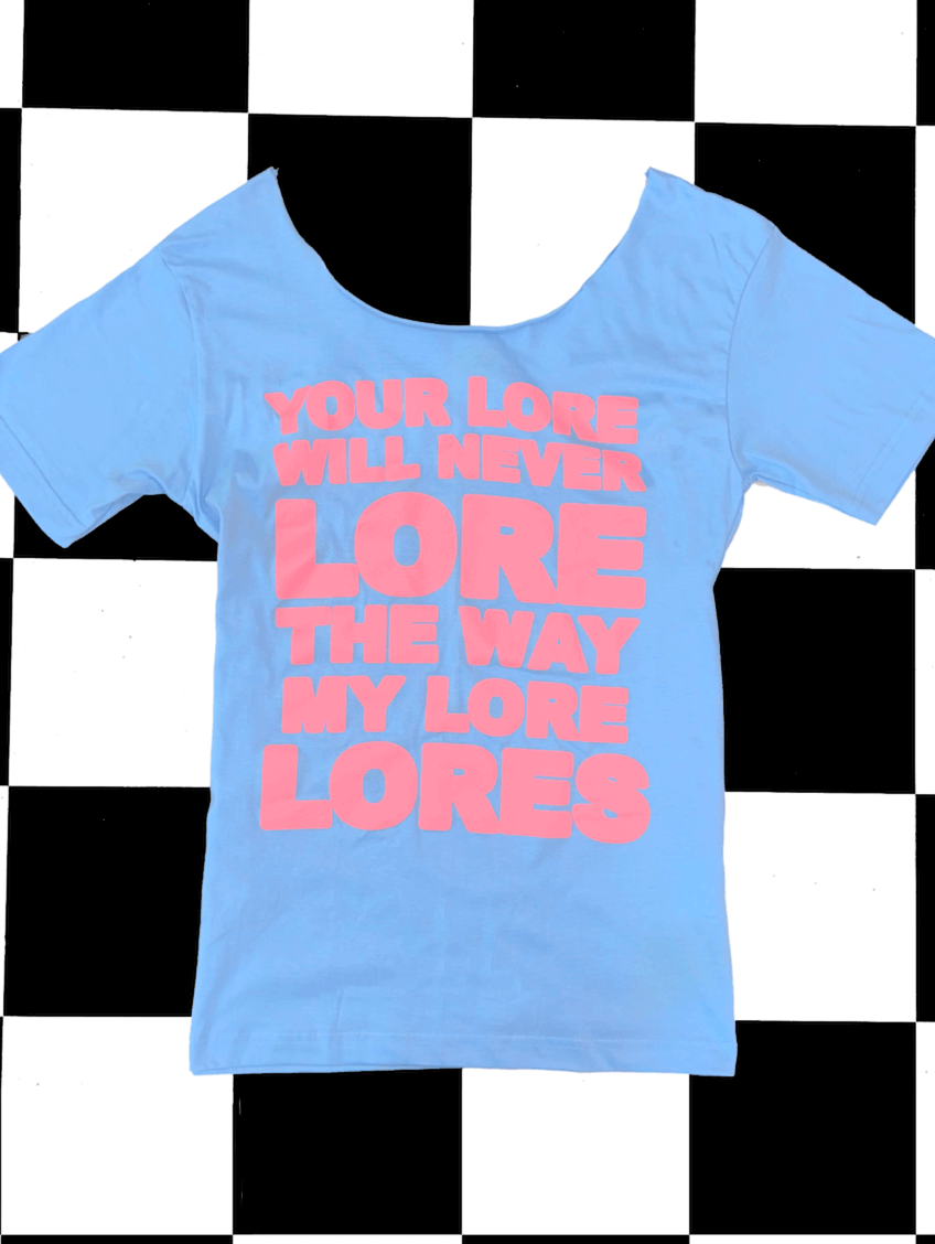 o'mighty THE LORE OVERSIZED TEE IN BLUE