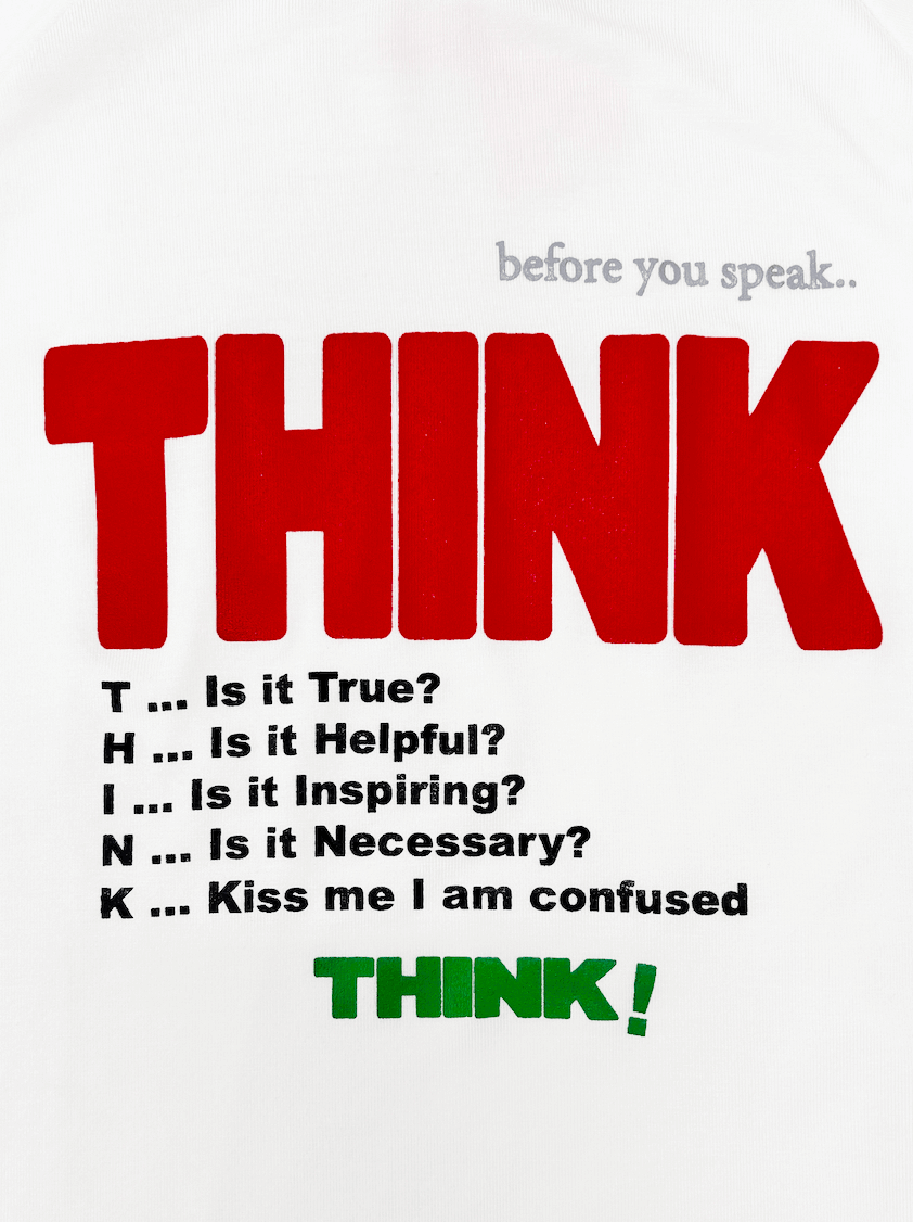 o'mighty THINK RINGER TEE