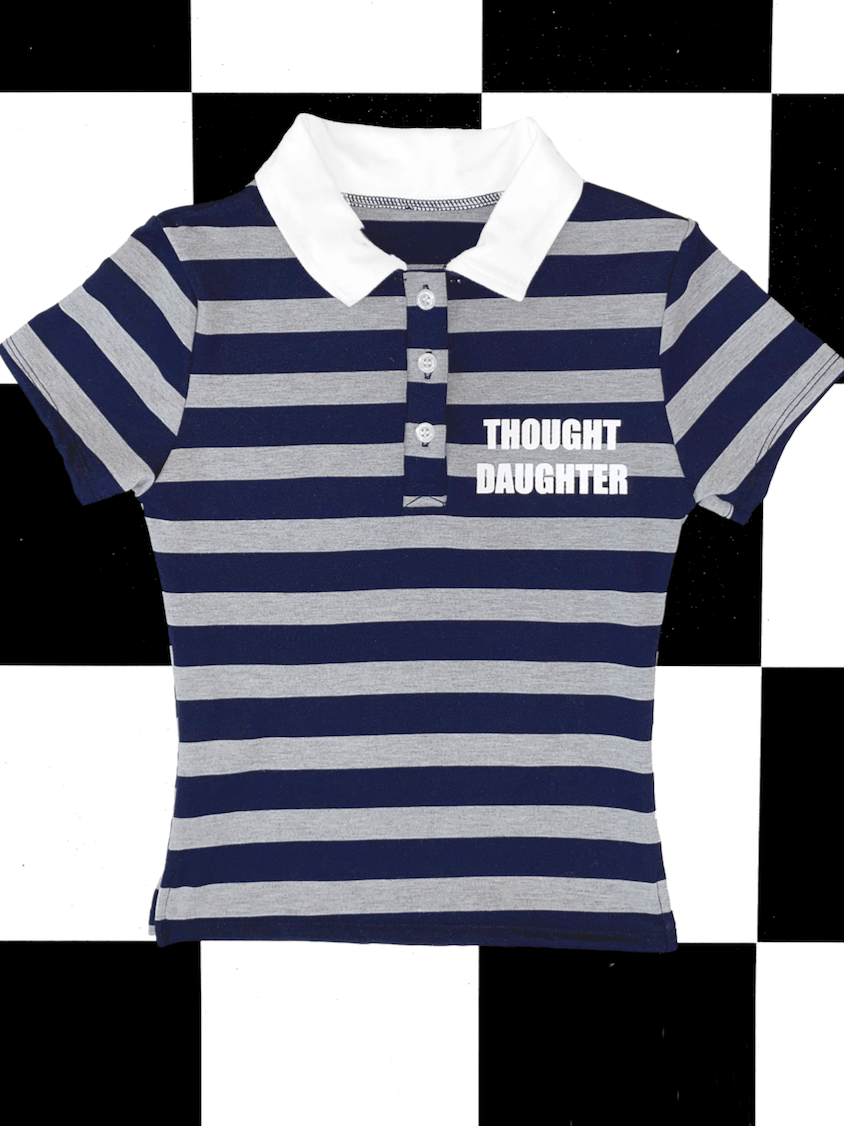 o'mighty THOUGHT DAUGHTER IN GREY STRIPES