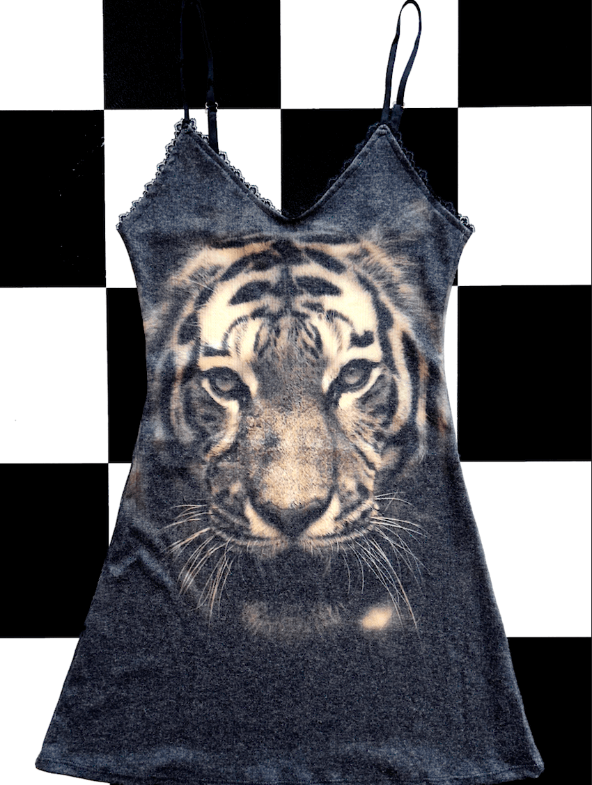 o'mighty TIGER POINTELLE DRESS