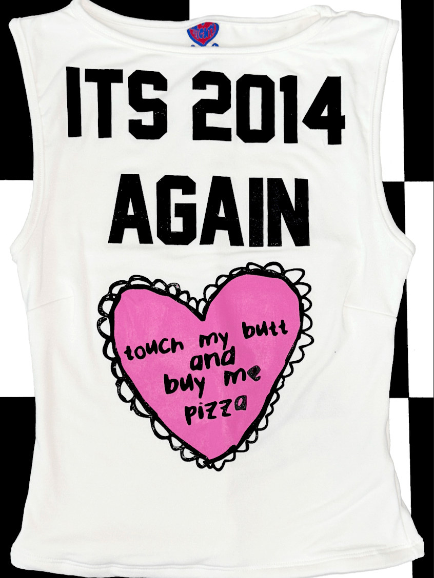 o'mighty TOUCH MY BUTT FITTED TANK