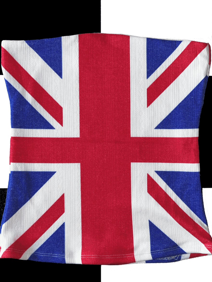 o'mighty UNION JACK POINTELLE TUBE