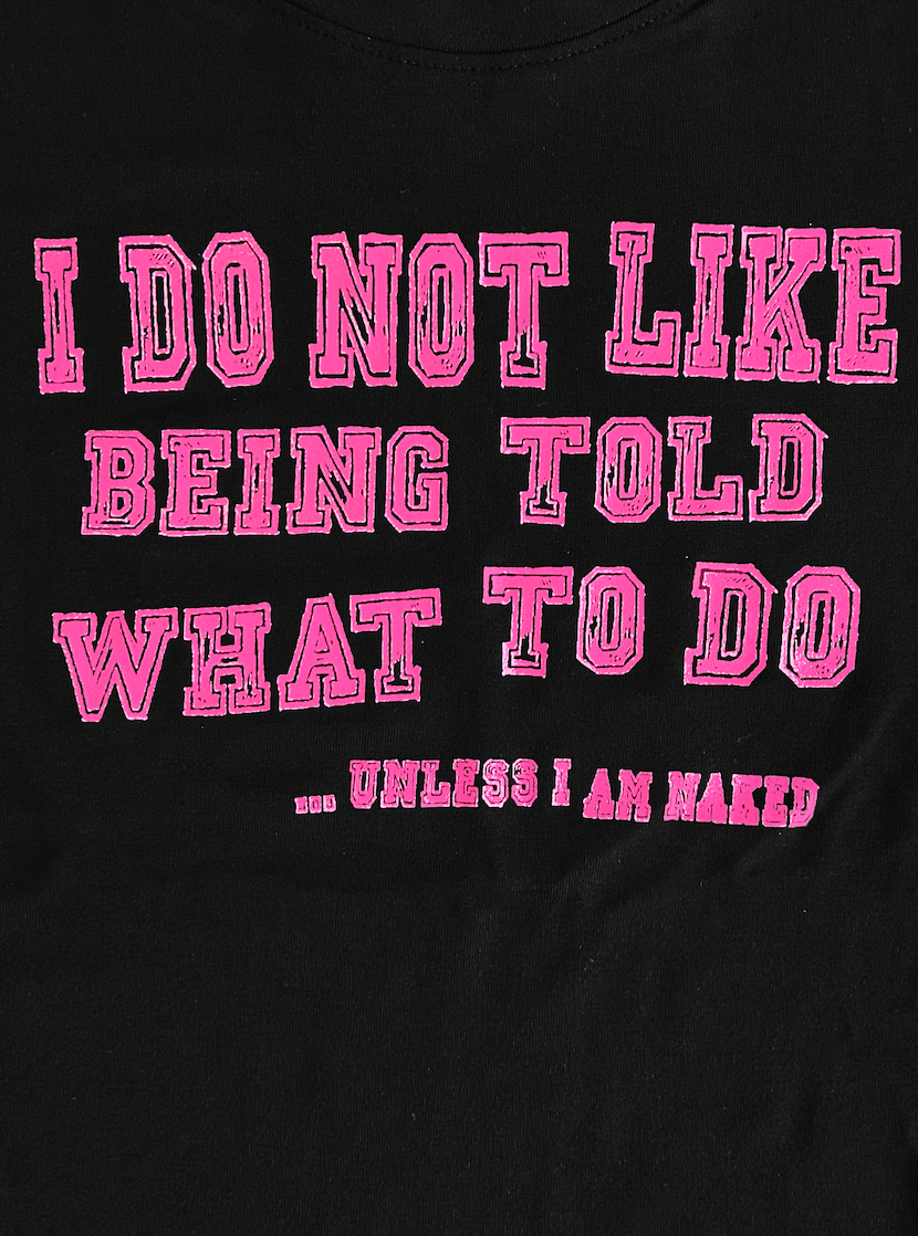 o'mighty UNLESS IM NAKED IN BLACK