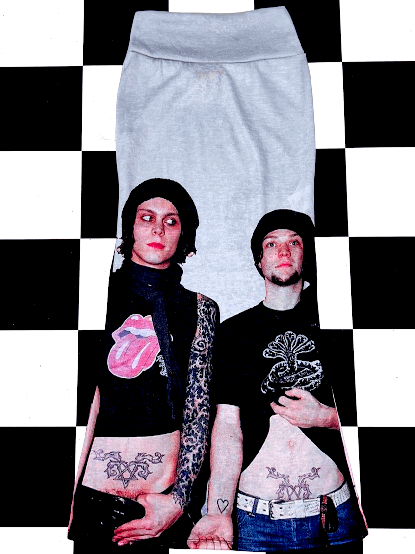 o'mighty VILLE AND BAM SLUB SKIRT