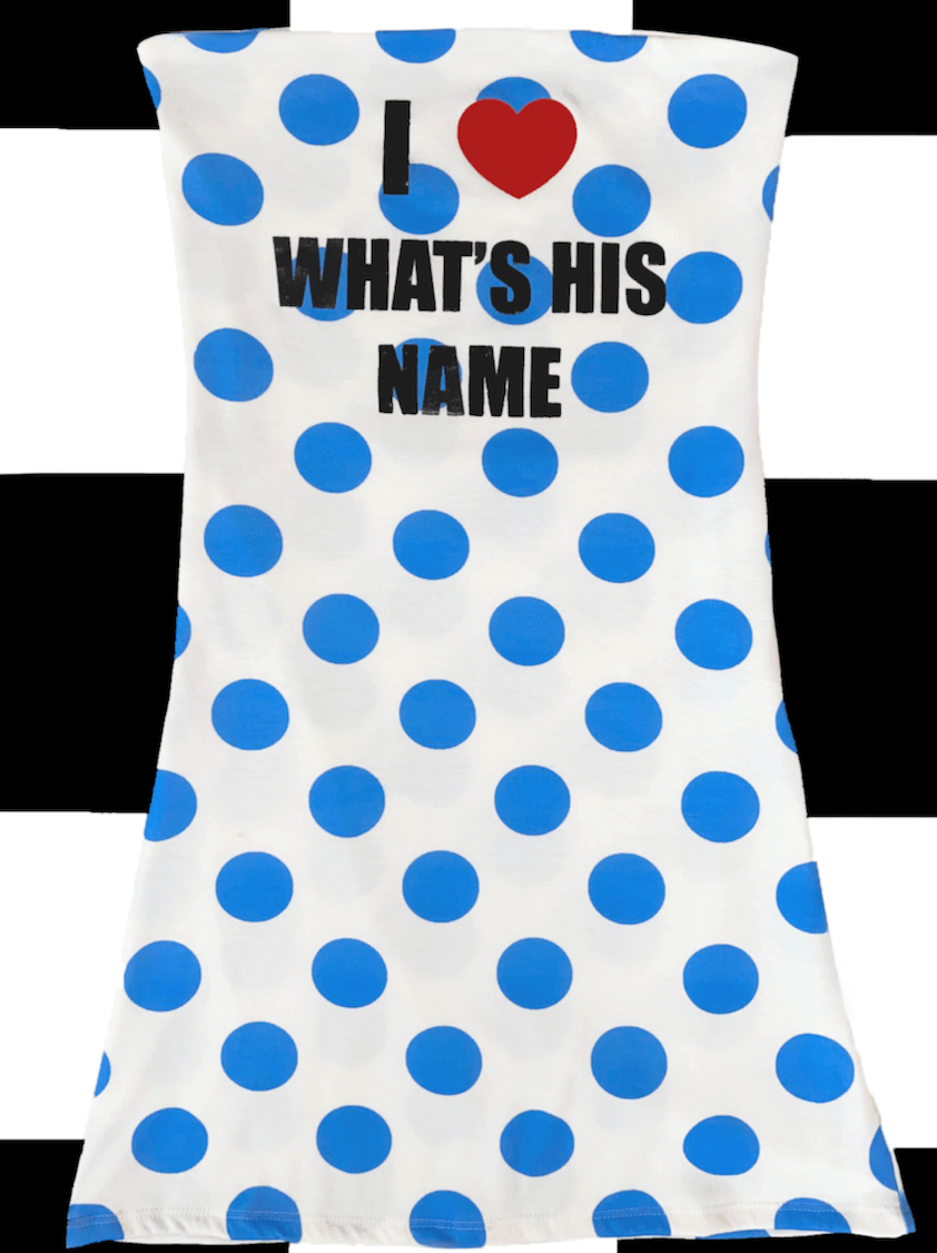 o'mighty WHATS HIS NAME POLKA DRESS