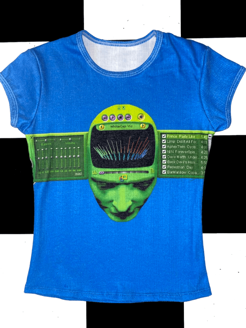 o'mighty WINAMP POINTELLE TEE