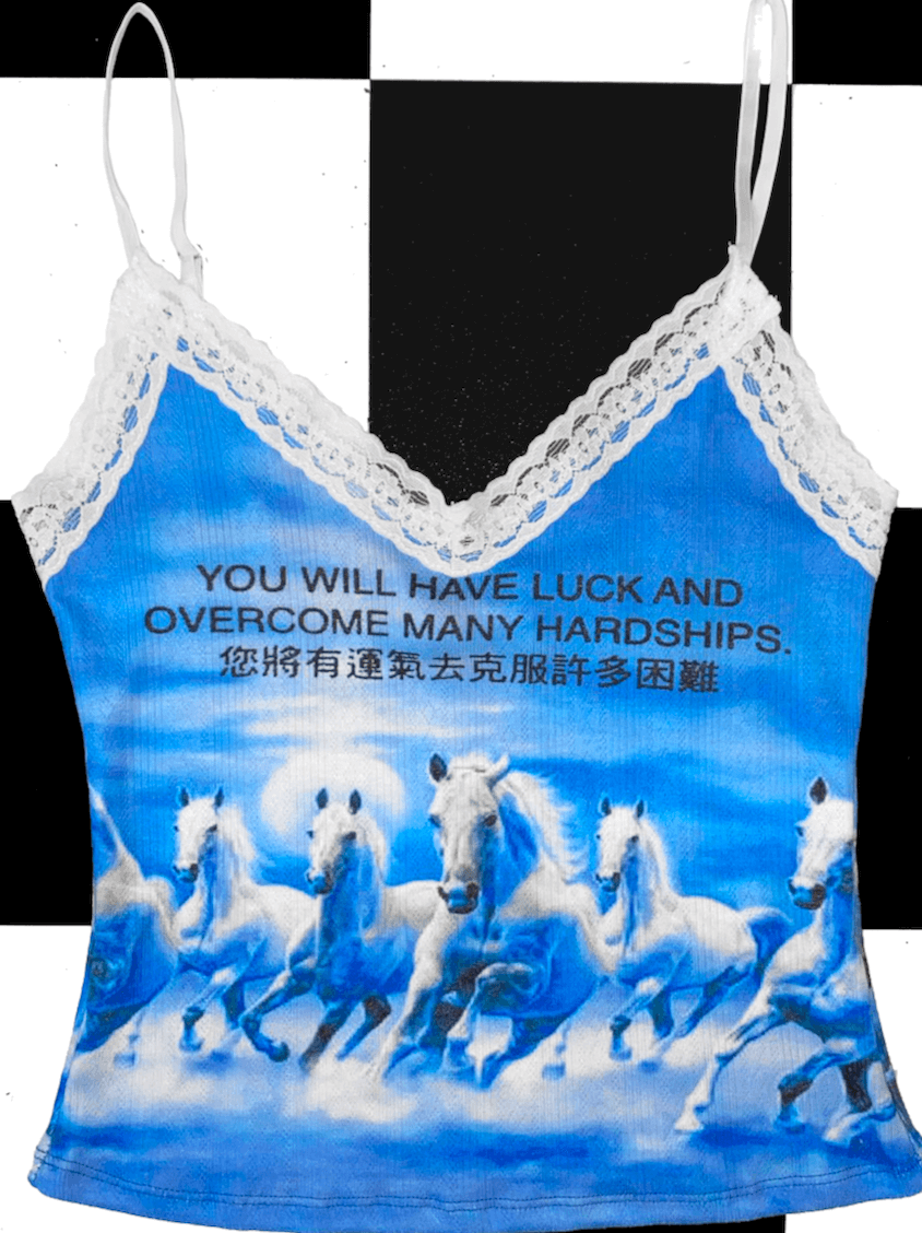 o'mighty YOU WILL HAVE LUCK CAMI