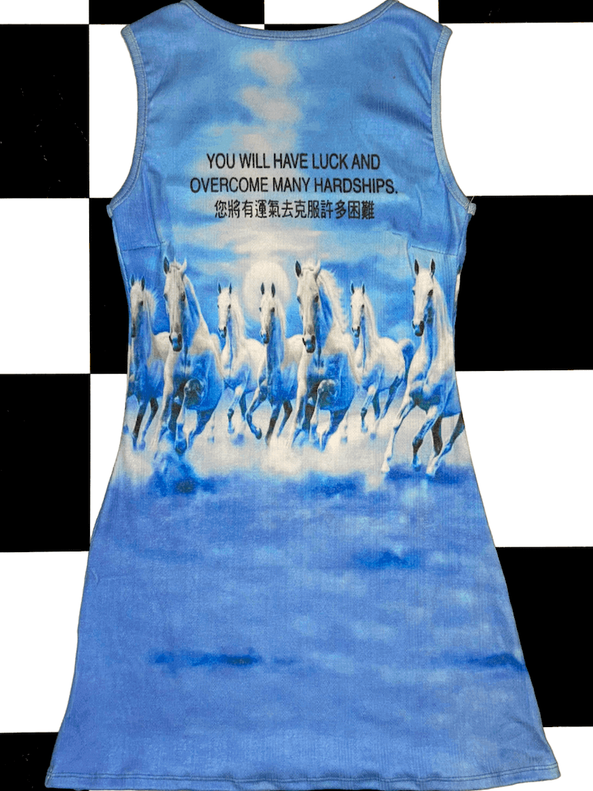 o'mighty YOU WILL HAVE LUCK DRESS