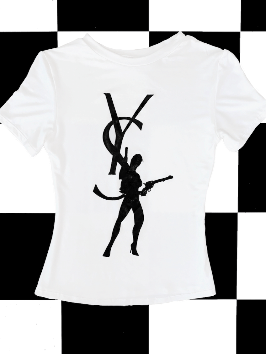 o'mighty YSLADYGUNS IN WHITE