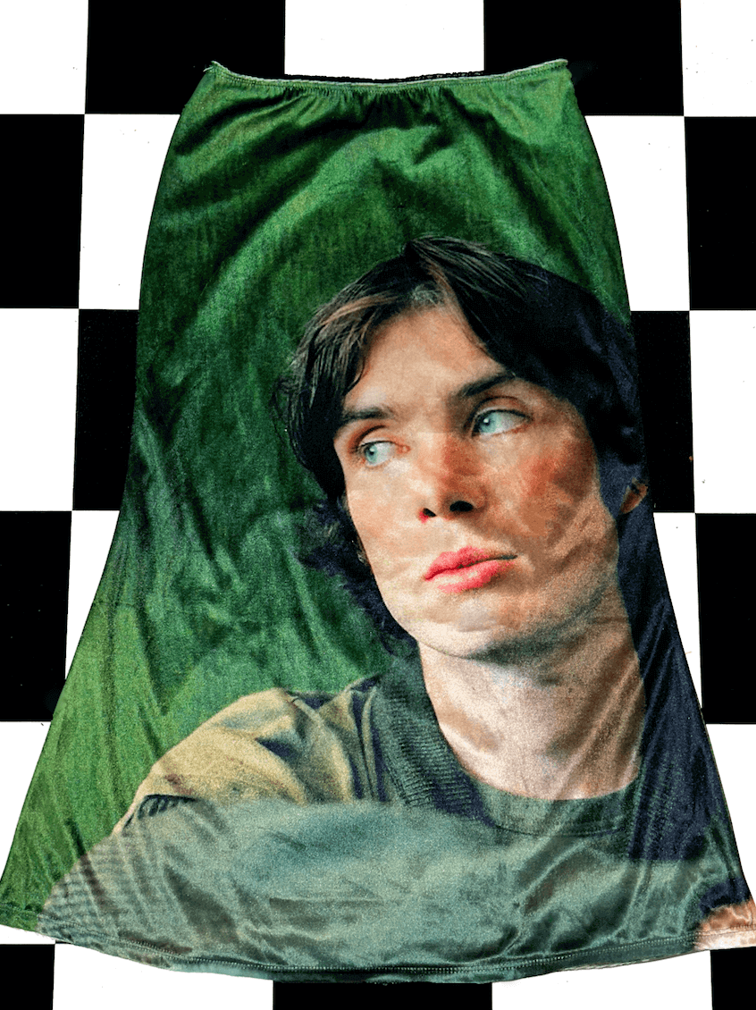 o'mighty YUNG CILLIAN VELVET MIDI SKIRT