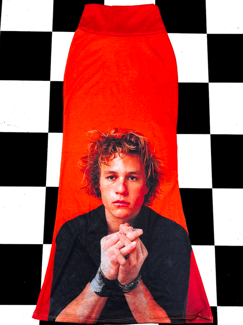 o'mighty YUNG HEATH SLUB SKIRT