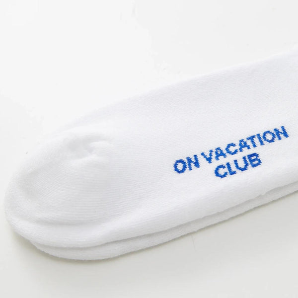 On Vacation Club 3-Pack Tennis Socks Joys Of Life - White