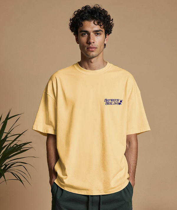 On Vacation Club Baywatch Berlin Urlaub T-Shirt - Sunflower Yellow
