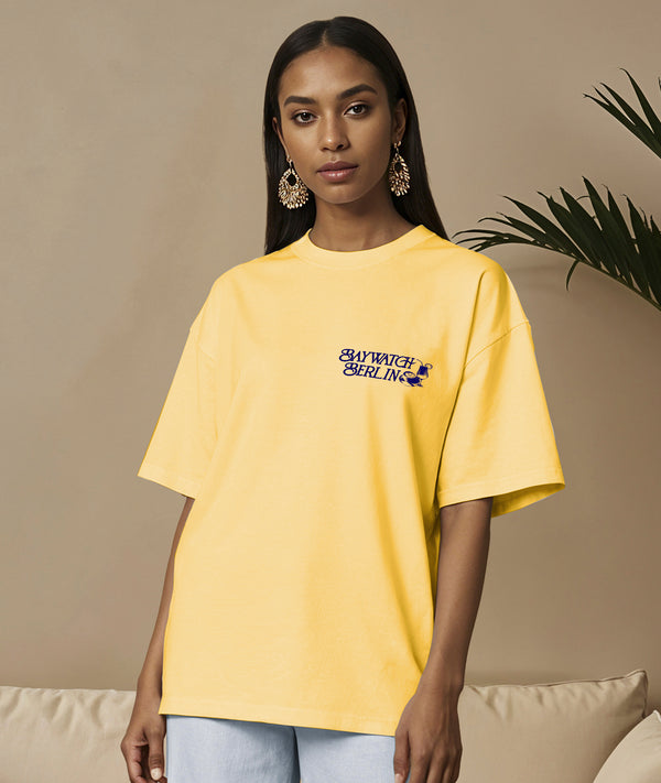 On Vacation Club Baywatch Berlin Urlaub T-Shirt - Sunflower Yellow