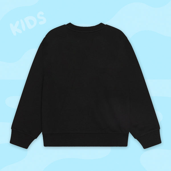 On Vacation Club Kids Do Nothing Club Sweater - Black