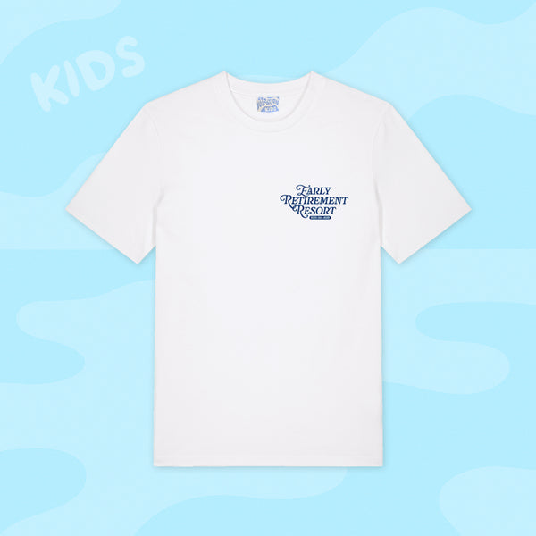 On Vacation Club Kids Early Retirement T-Shirt - White