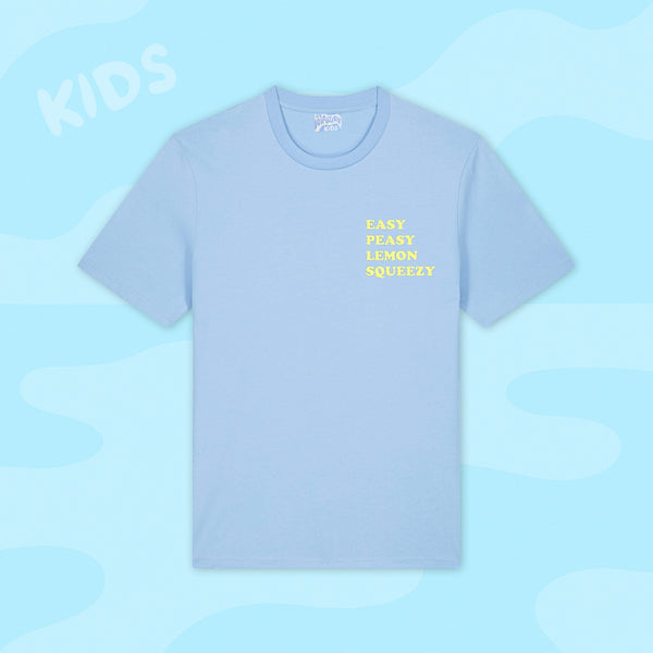 On Vacation Club Kids Lemon Squeezy T-Shirt - Light Blue
