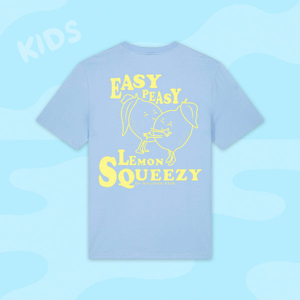 on vacation club Kids Lemon Squeezy T-Shirt - Light Blue