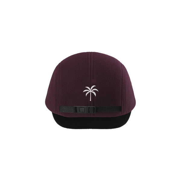 On Vacation Club Let's Take A Trip Fleece Earflap Cap - Burgundy