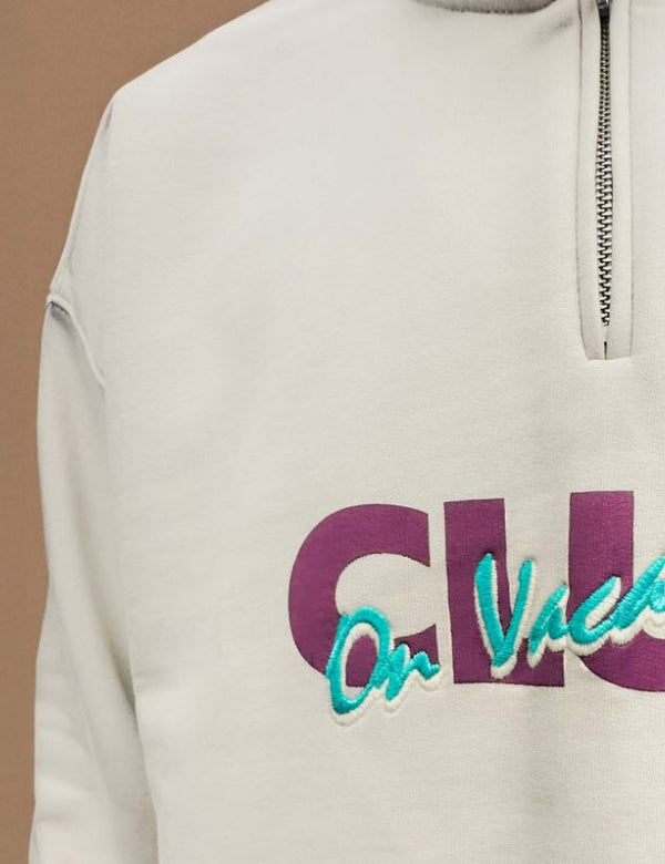 On Vacation Club Members Club Sweat Troyer - Off-White