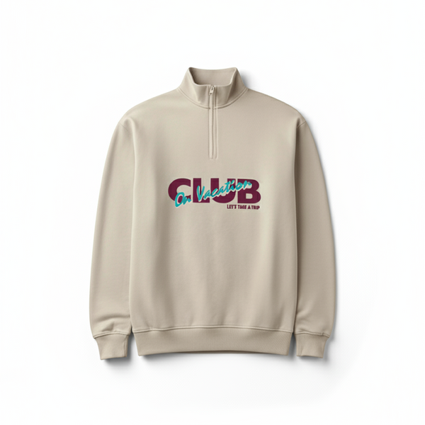 on vacation club Members Club Sweat Troyer - Off-White
