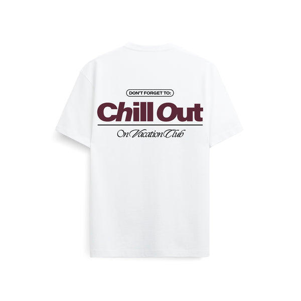 on vacation club Chill Out T-Shirt - White