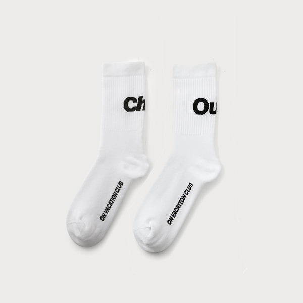 On Vacation Club Chill Tennis Socks - White