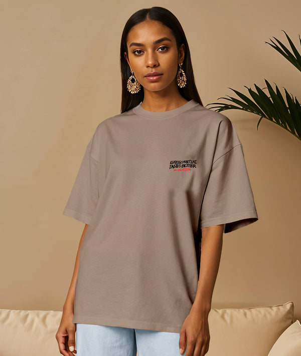 On Vacation Club Espresso T-Shirt - Coffee