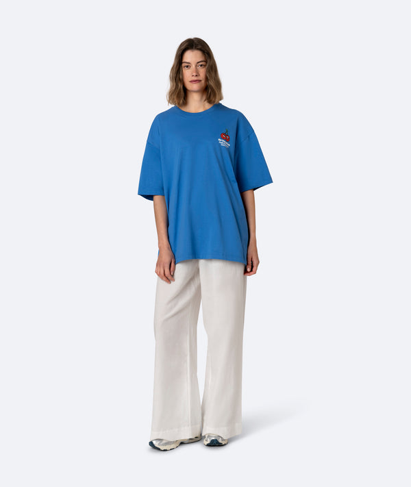 On Vacation Club Fruit Stickers T-Shirt - Blue