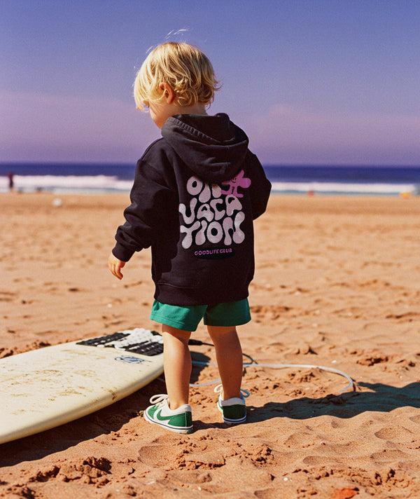 On Vacation Club Kids Goodlife Hoodie - Black