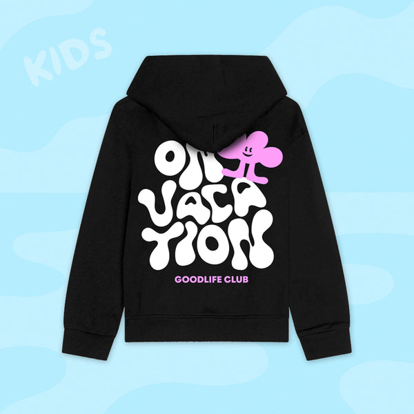 on vacation club Kids Goodlife Hoodie - Black